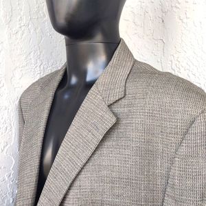KASPER MEN'S VINTAGE PURE WOOL (3) BUTTON LUXURY BLAZER